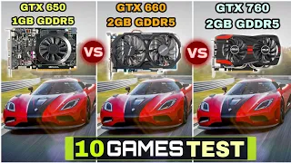 GTX 650 vs GTX 660 vs GTX 760 | 10 Games Test | How Much Difference ?