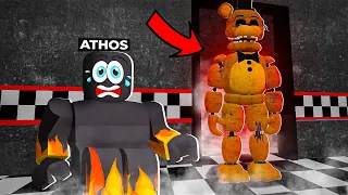 ATHOS e GELLI precisam sobreviver ao ataque dos ANIMATRONICS! (Five Nights at Freddy's Roblox)