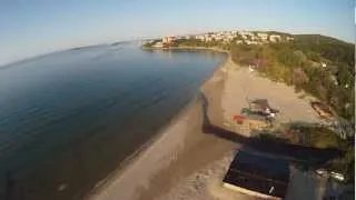 FPV tricopter - Bulgaria, Sozopol, Zlatna Ribka from above