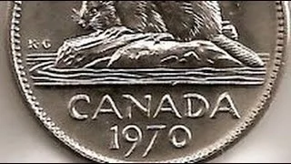 1970 Canadian Nickel Found - Lower Mintage of 5.7 Million