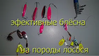 эффективные блёсна для ловли лососёвых пород