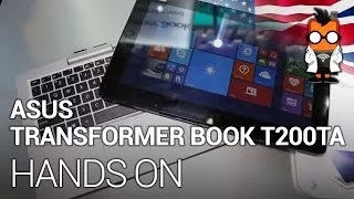 ASUS Transformer Book T200TA - 11.6 inch detachable notebook hands on at Computex 2014 [ENG]