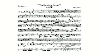 Washington Grays March By Claudio Grafulla - Bassoon