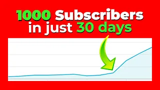 How to Get First 1000 Subscribers on Youtube- in 30 Days (GUARANTEED) // Get More Subscribers 2022