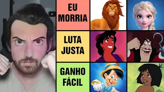 Personagens da DISNEY que eu QUEBRAVA NO SOCO