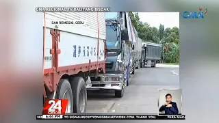 Mga biyaherong stranded dahil sa Bagyong Auring, pinasilong muna sa isang eskwelahan | 24 Oras