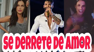 Andressa Suita se derrete toda no show do seu amor Gusttavo Lima em São Paulo