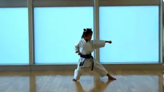 JKA Heian-nidan by 5-year-old girl　part 2 五歳女の子の平安二段