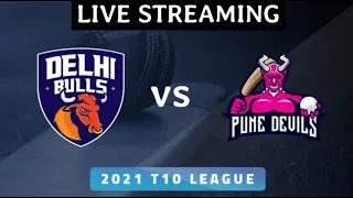 Abu Dhabi T10 League 2021 - 17th Match | Delhi Bulls vs Pune Devils