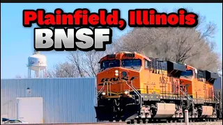 Railfanning Plainfield: BNSF Freight Trains