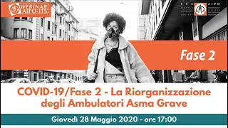 COVID 19 Fase 2  La riorganizzazione degli ambulatori Asma Grave