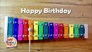 How to play Happy Birthday Song - Xylophone Tutorial