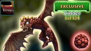 Cinder (Grim Sentinel from Shellfire Collection) Max Level 134 | Dragons: Rise of Berk