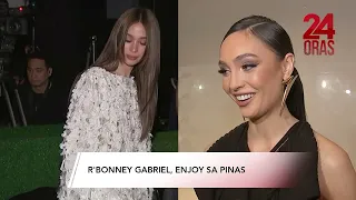 R’Bonney Gabriel, enjoy sa Pinas | 24 Oras