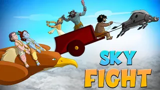 Krishna Balram - Sky Fight | Hindi cartoons for kids | Funny videos for kids