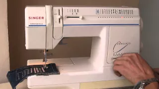 Sewing machine Швейная машина Singer Concerto 2 test джинс. хб ткань.