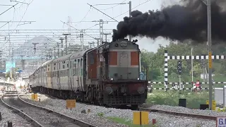 Chain Pull Emergency Brake Triple Honk & Dark Smoke Erruption:Indian Railways