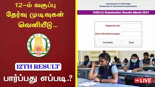12th Result 2024 | TN 12th Exam Result Published | How to Check 12th Result | TNresults
