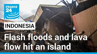 Dozens killed in cold lava mudslides, flash floods in western Indonesia • FRANCE 24 English