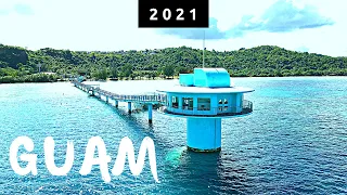 Guam 4K Drone Footage 2021 Part 2 - Scenic Tropical Paradise Island. 1 Hour Ambient Drone Film.