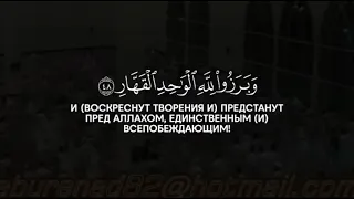 Нассыр аль Катами | конец суры «Ибрахим». Эмоционально