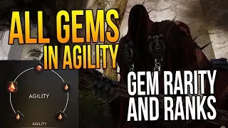 PARAGON ALL GEMS IN AGILITY ATTRIBUTE V42 PATCH! "RARITY OF GEMS? TIERS & RANKS OF GEMS"