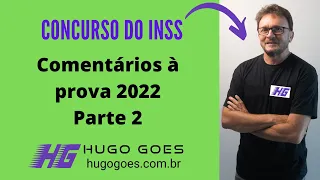 Comentários à Prova INSS 2022 - parte 2