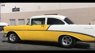 1956 Chevy 210 Coupe -- FULL video with underside and driving---At Celebrity Cars Las Vegas