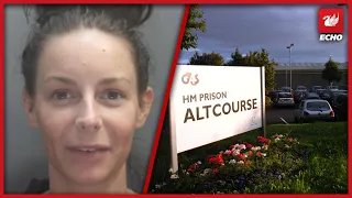 Prison officer 'laughed' as police raided her house after affair with inmate