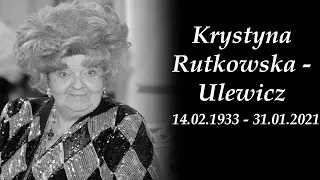 Krystyna Rutkowska-Ulewicz nie żyje. Słynna Babcia z "Niani" miała 87 lat. [*] #seriale #niania