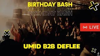 Umid b2b DEFLEE -  BIRTHDAY BASH Fantomas Rooftop | Live 17.06.22