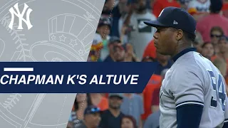 Full AB: Chapman K's Altuve to seal Yankees' win