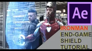 Iron Man Endgame Energy Shield | After Effects Tutorials