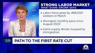 Friday's strong jobs numbers will limit the Fed to two interest rate cuts, says Diane Swonk