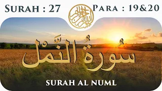 27 Surah An Naml | Para 19 & 20 | Visual Quran with Urdu Translation