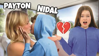 Nidal Kissed Payton KISS ON CAMERA 💕😘 (Salish Almost Cried 🥹) Ninja Kidz TV Quiz