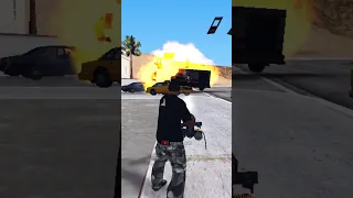 Esto pasa si CJ tiene la Habilidad de Armas en GTA San Andreas🎮🔫#shorts #gta #rockstar #viral