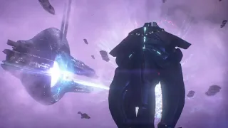 Mass Effect: Sovereign and Saren reach the Citadel cutscene