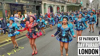 London Walk | London St Patrick’s Day Parade 2022 | England | 4K HDR