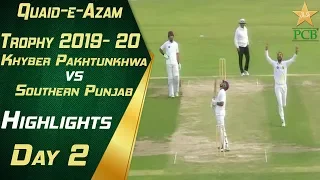 Highlights | Day 2 | Khyber Pakhtunkhwa vs Southern Punjab | Quaid e Azam Trophy 2019-20