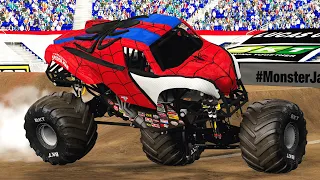 Crashes, Saves and Skills #33  I  BeamNG.Drive Monster Jam