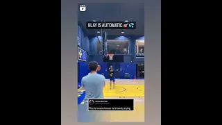 Klay Thompson doesn't Miss 🤣💯🔥 #gsw #klaythompson #nba #insane