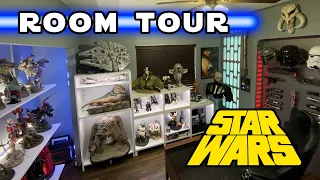 Star Wars Man Cave Collection Room Tour! Sideshow, Hot Toys, XM Studios!