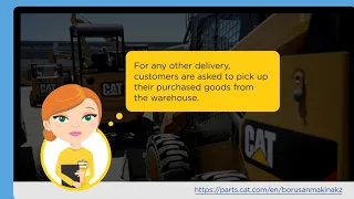 Online store for Cat spare parts. Video instruction.