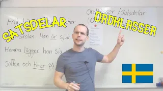 Grammatik i en text ordklasser och satsdelar