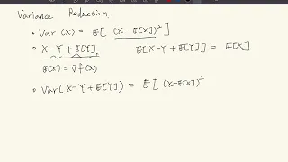 [W13-1] variance reduction