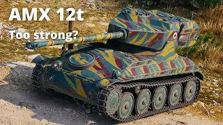 Wot replay - AMX 12t - Too strong?