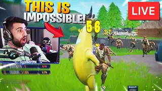 1 vs 99 WITH PICKAXES ONLY! STREAM SNIPE CHALLENGE  - Fortnite Battle Royale