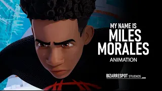 My name is Miles Morales | Spider-verse Animation | BizarreSpot Studios