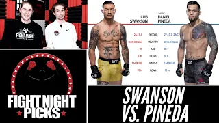 UFC 256: Cub Swanson vs Daniel Pineda Predictions